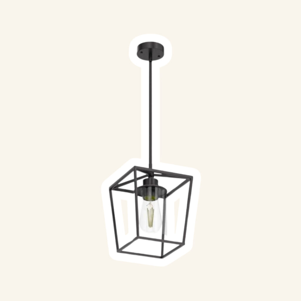 A kitchen light fixture.