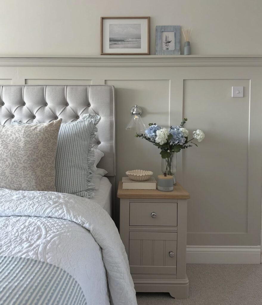 A coastal bedroom.