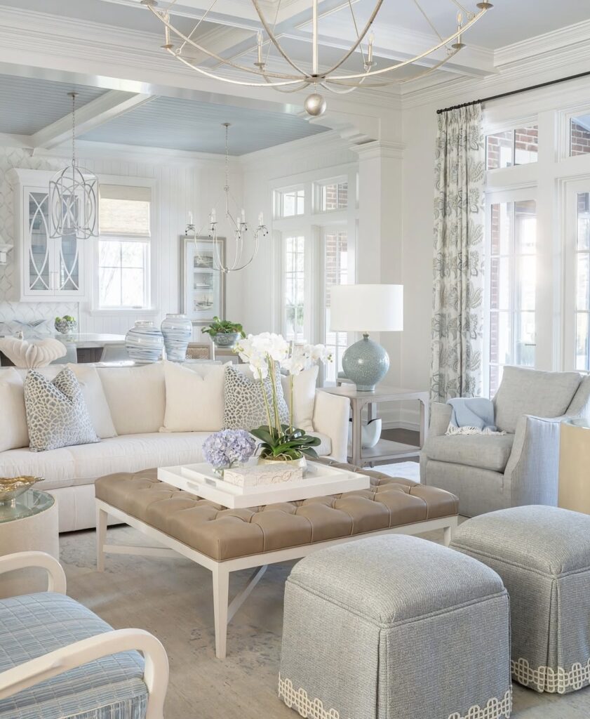 A coastal living room.