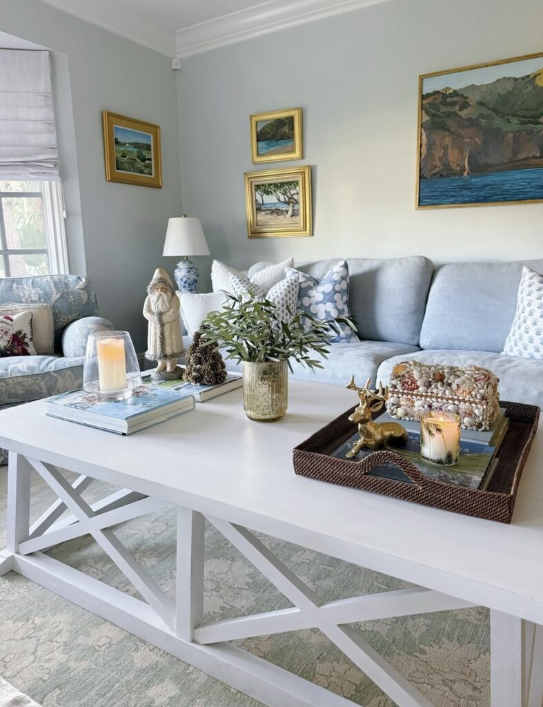 A coastal living room.