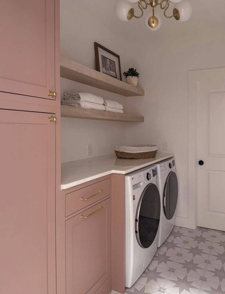 A modern laundry room.