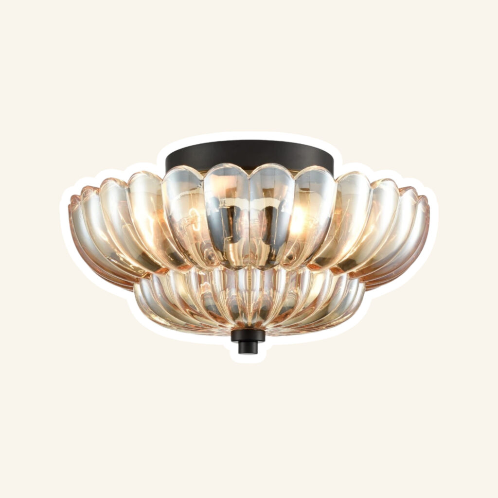 A kitchen light fixture.