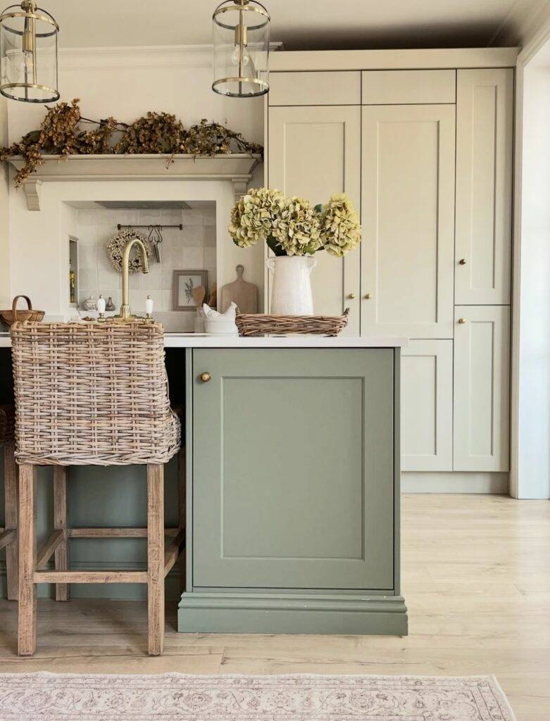 A traditional kitchen.