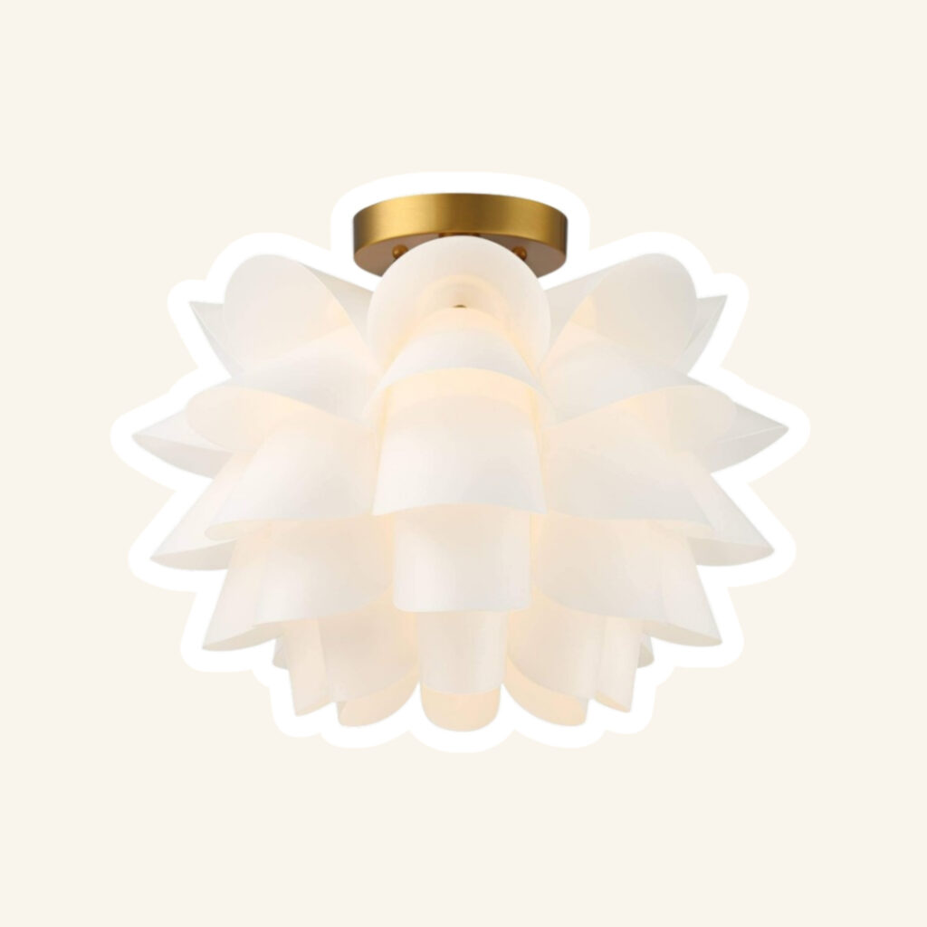 A kitchen light fixture.