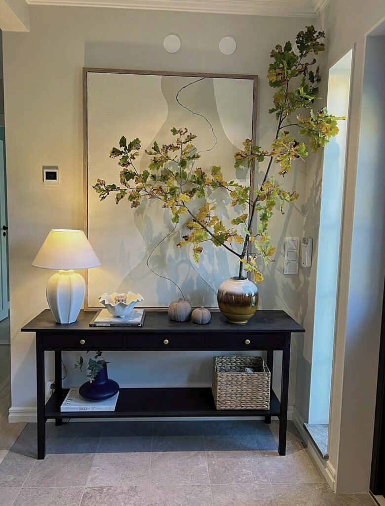 A modern entryway.