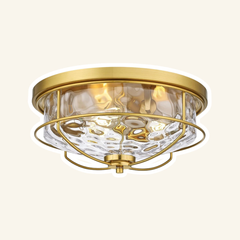 A kitchen light fixture.