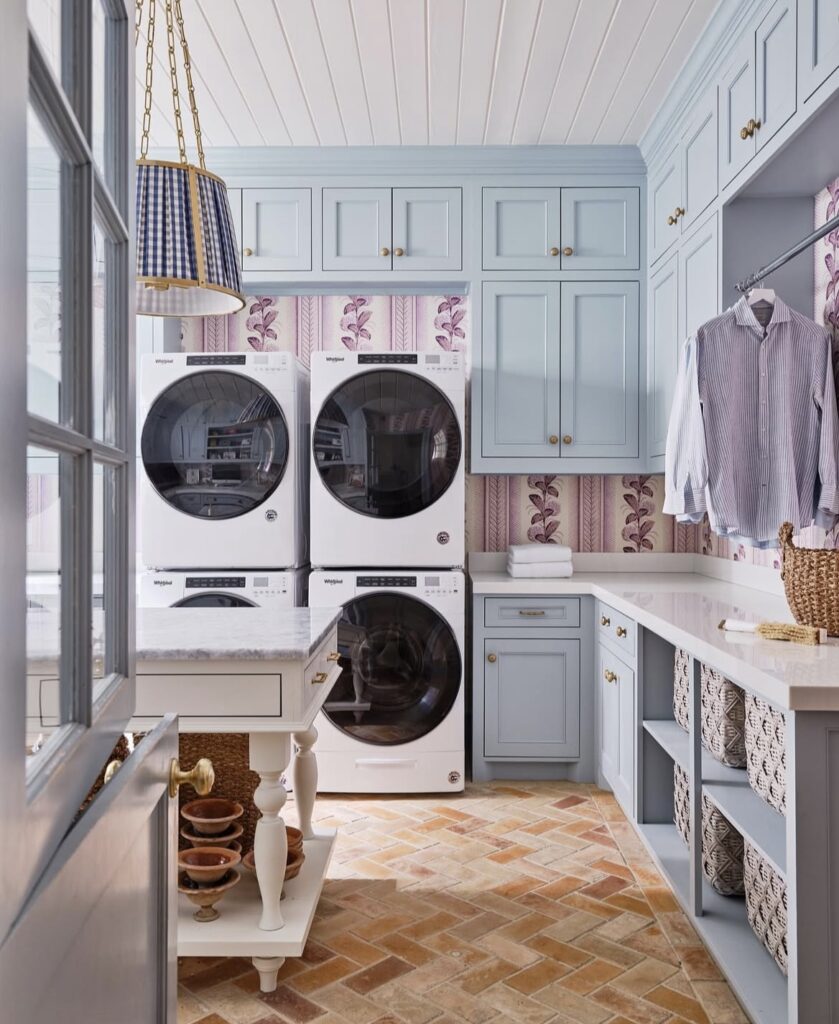 A modern laundry room.