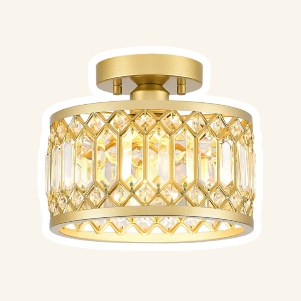 A kitchen light fixture.