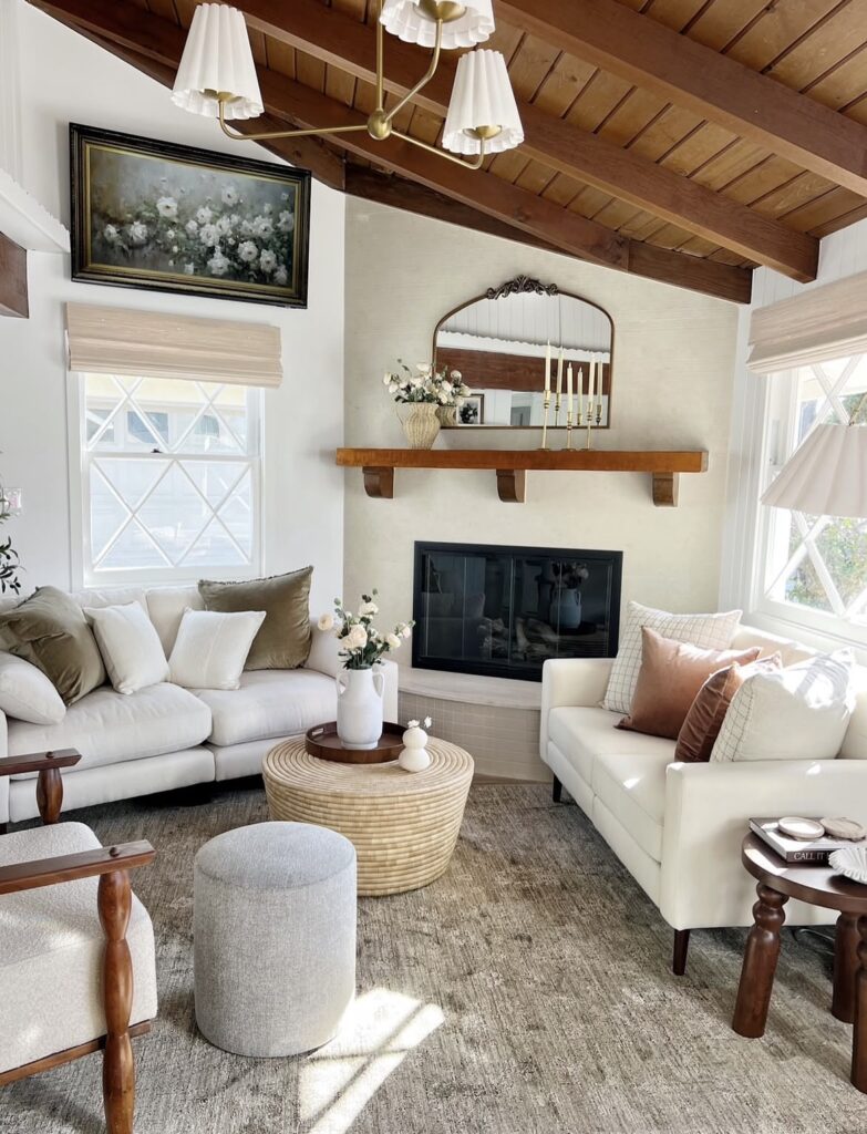 A coastal living room.