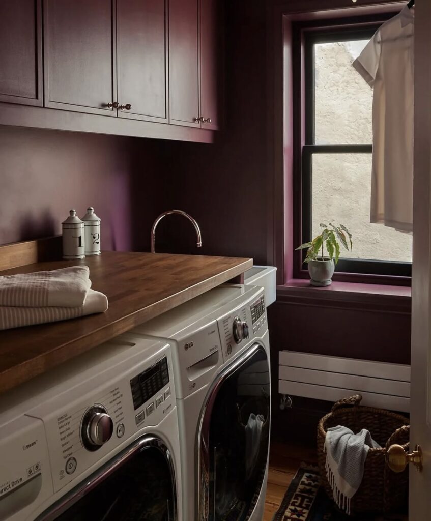 A modern laundry room.