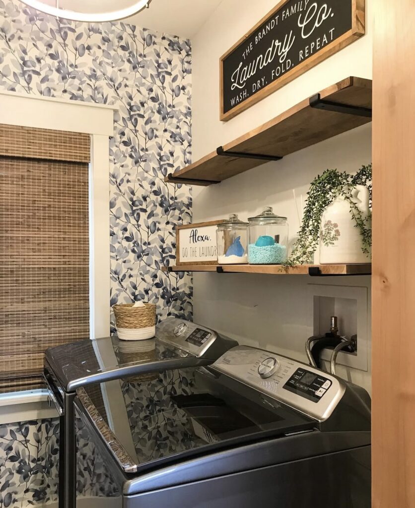 A modern laundry room.