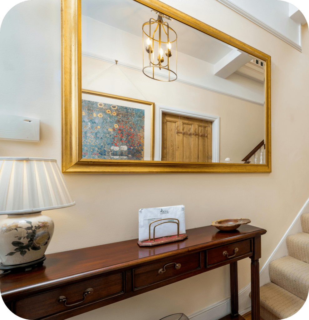 A traditional entryway.