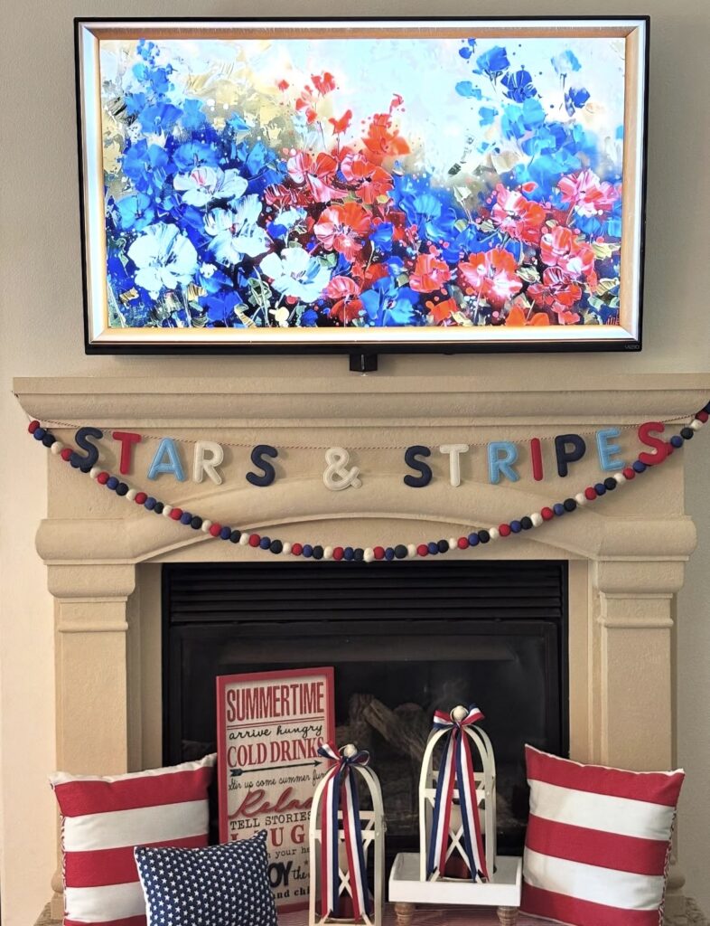 A 4th of July decor.