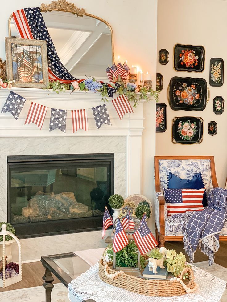 A 4th of July decor.