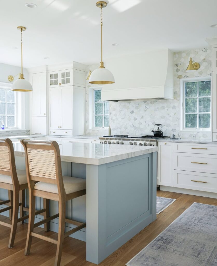 A coastal kitchen.
