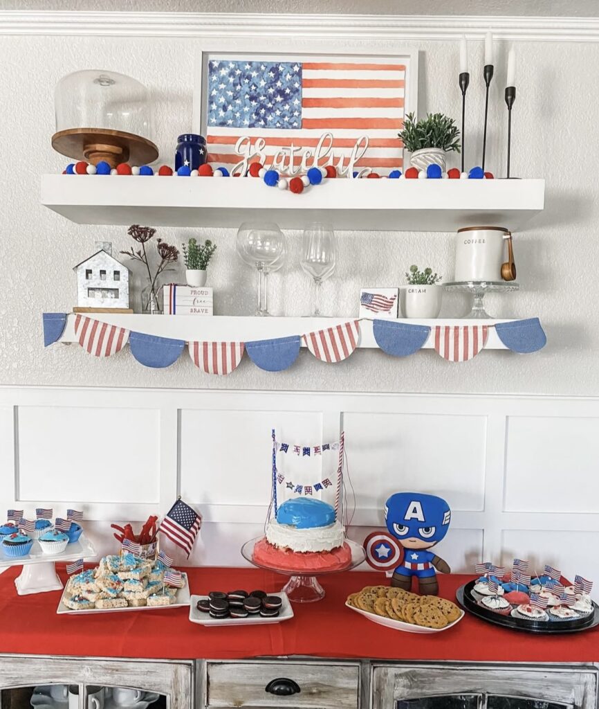 A 4th of July decor.