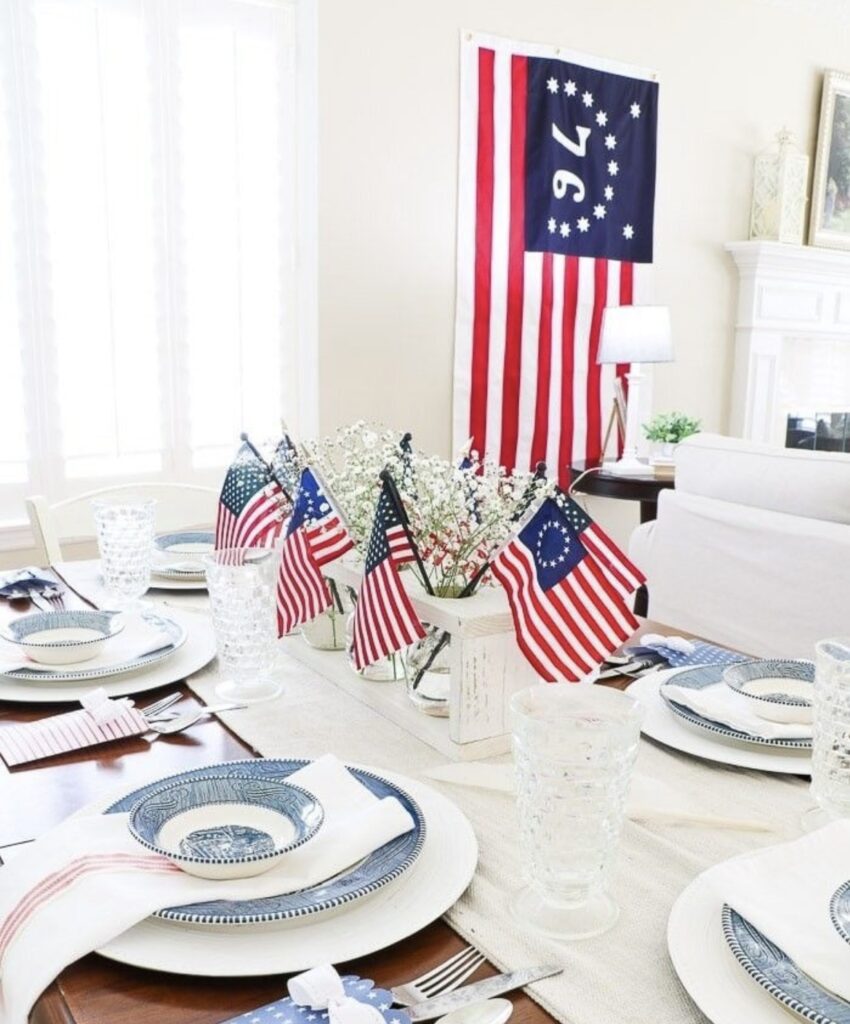 A 4th of July decor.