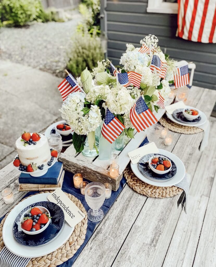 A 4th of July decor.