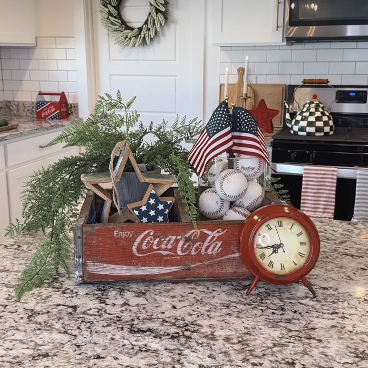 A 4th of July decor.