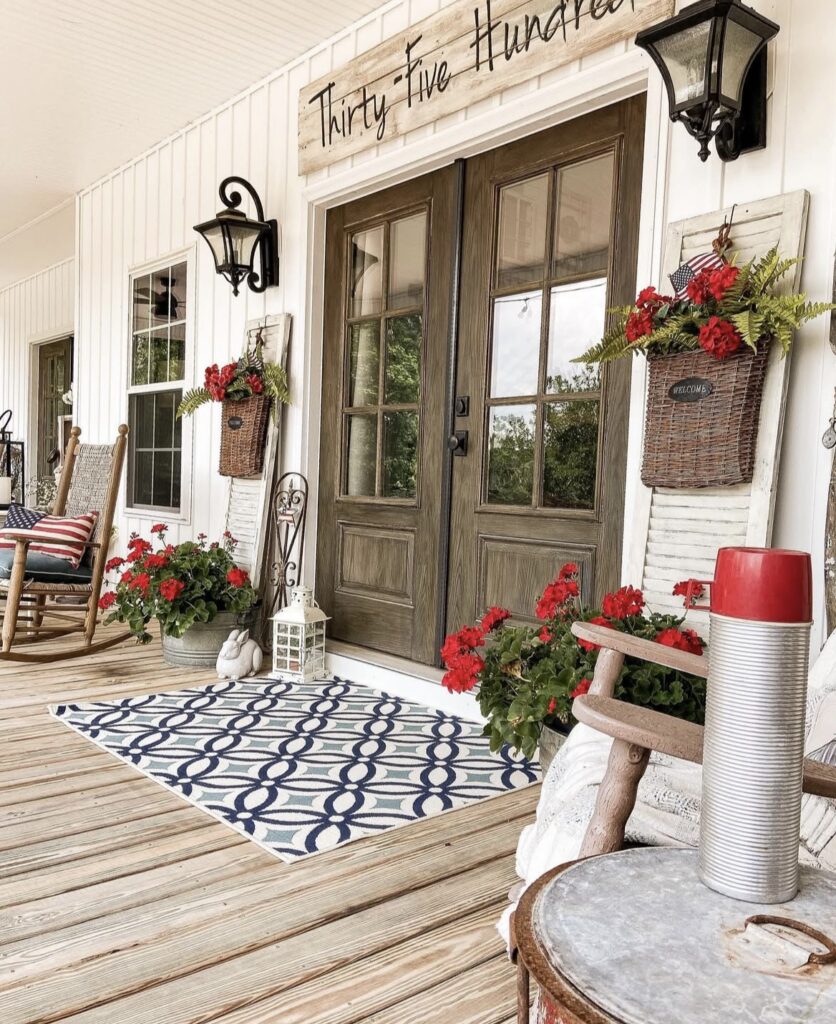 A 4th of July decor.