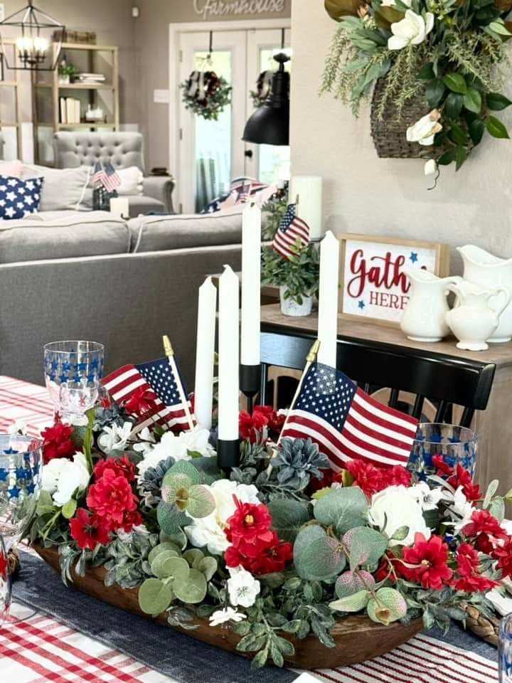 A 4th of July decor.