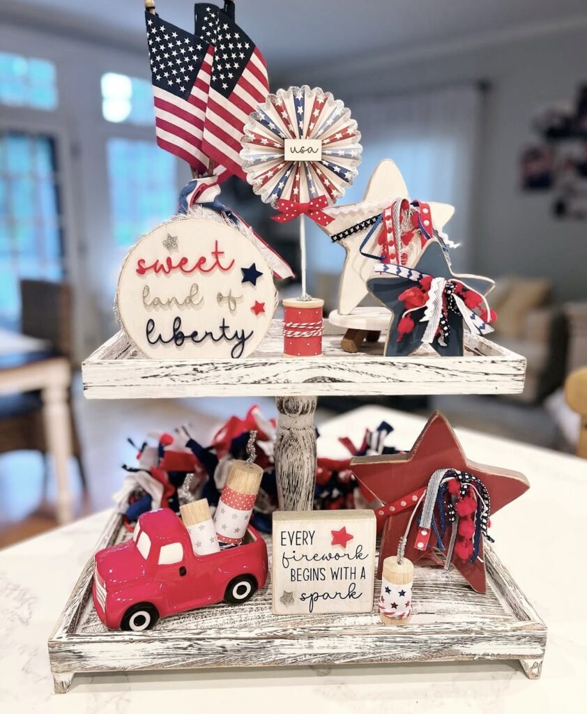 A 4th of July decor.