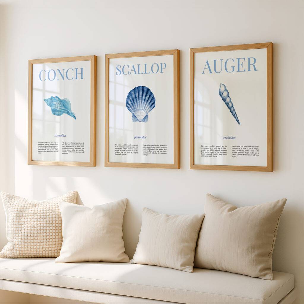 A coastal living room.