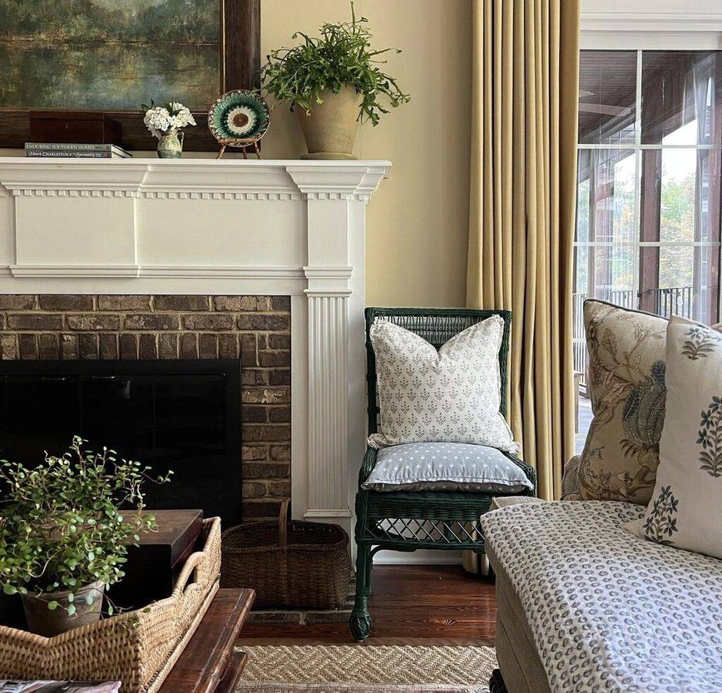 A coastal living room.