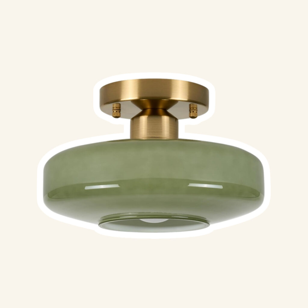 A bedroom light fixture.