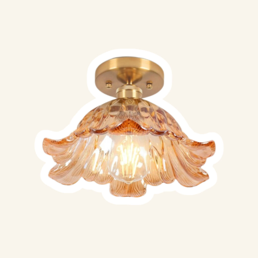 A bedroom light fixture.