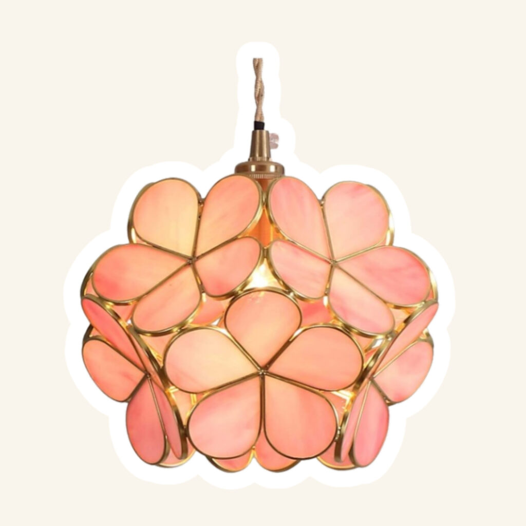 A bedroom light fixture.