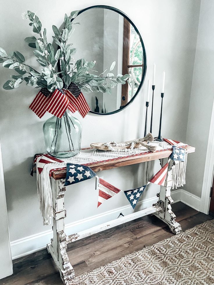 A 4th of July decor.