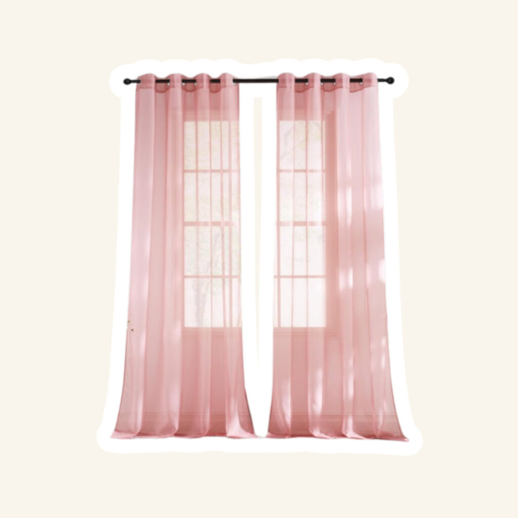 Living room curtains.