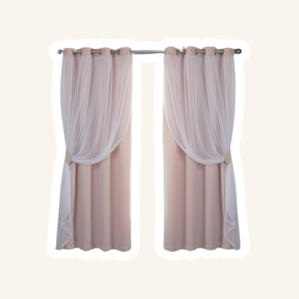 Living room curtains.