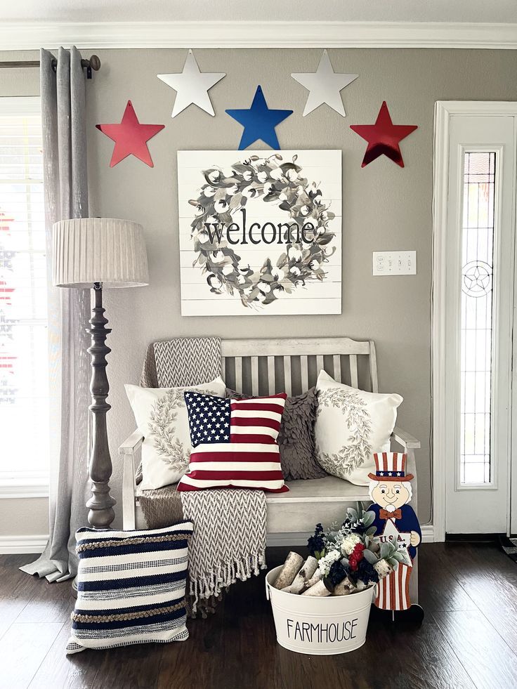 A 4th of July decor.
