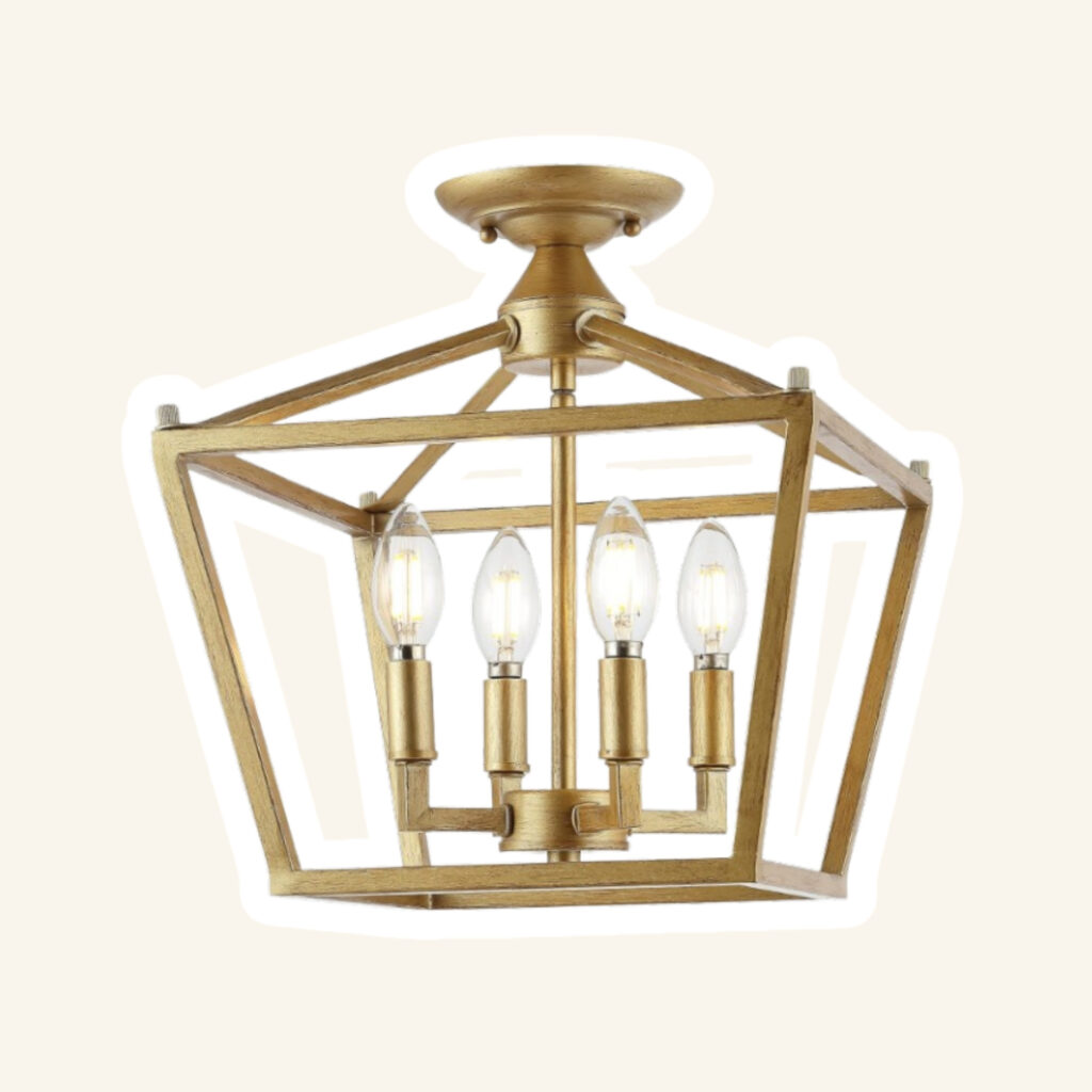 A bedroom light fixture.