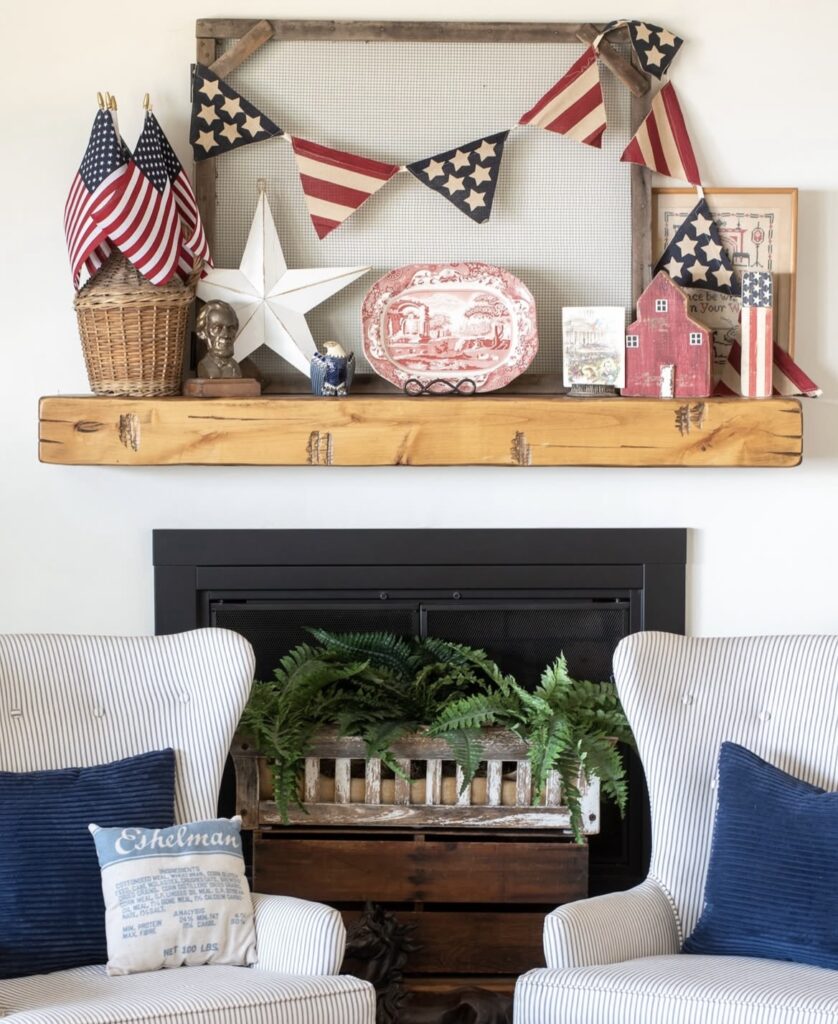 A 4th of July decor.