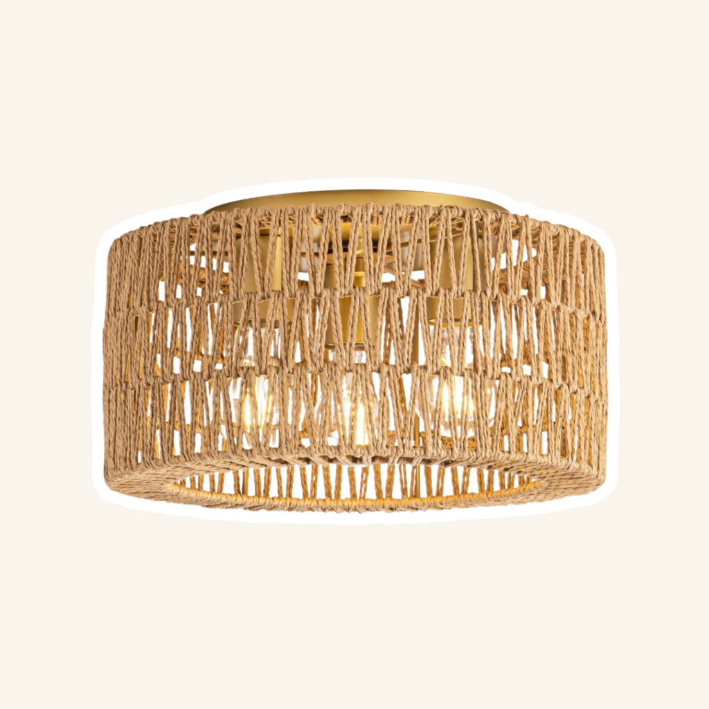 A bedroom light fixture.