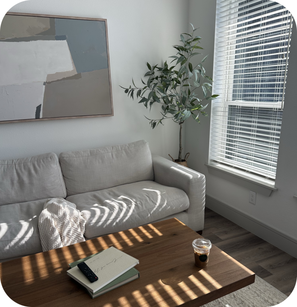 A small living room.