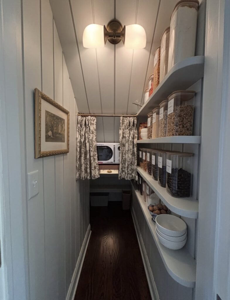 An under stairs closet.