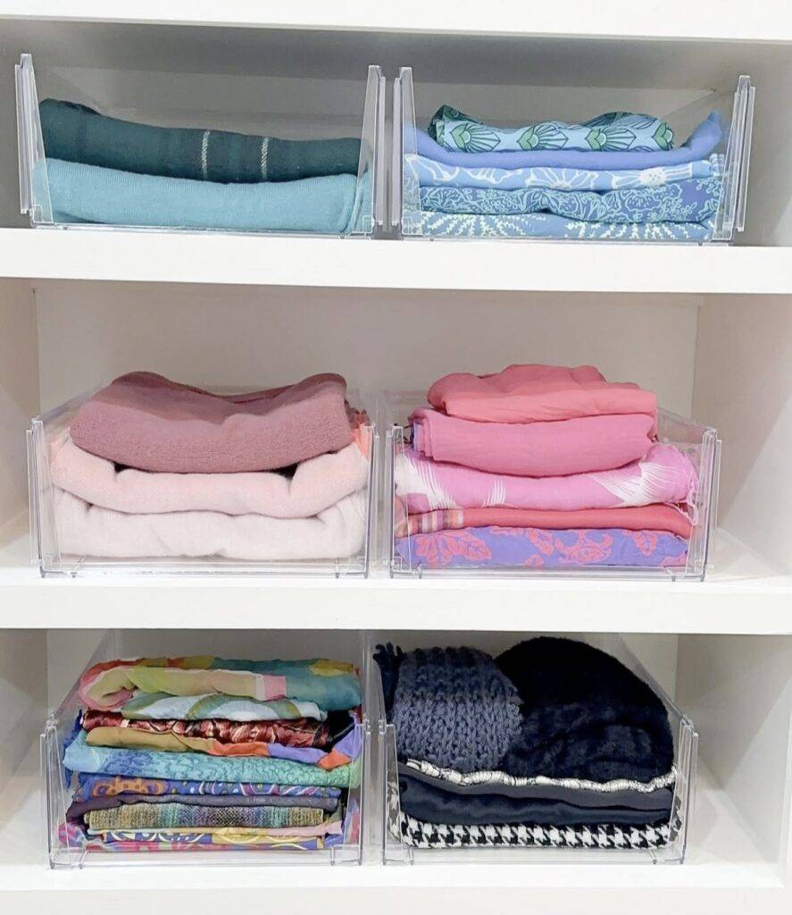 A small closet.