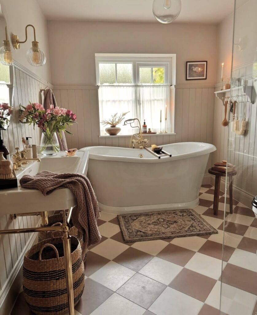 A small bathroom.