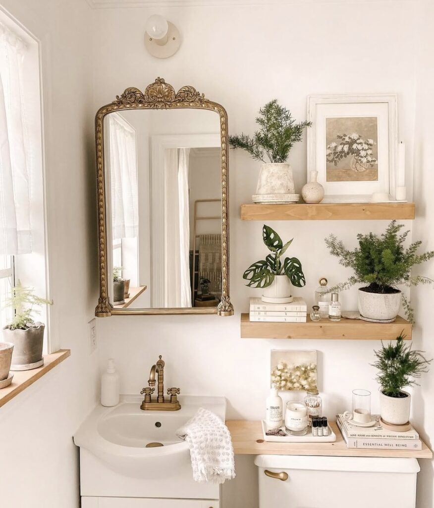 A small bathroom.