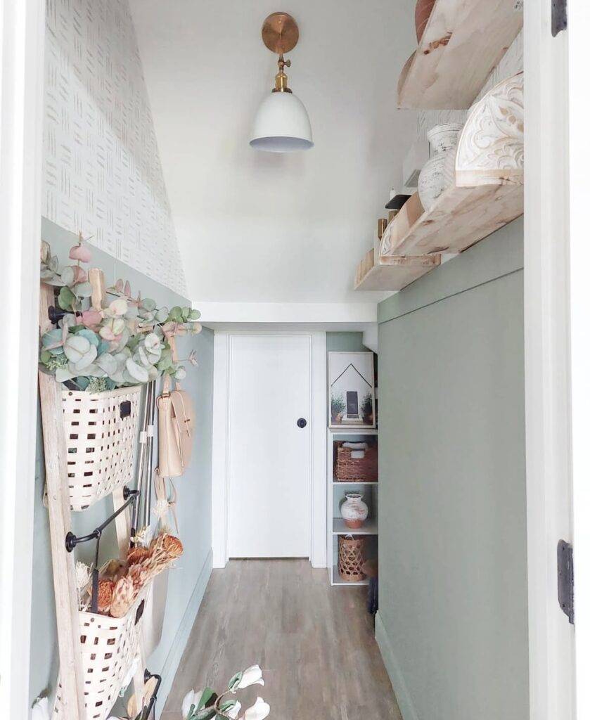 An under stairs closet.