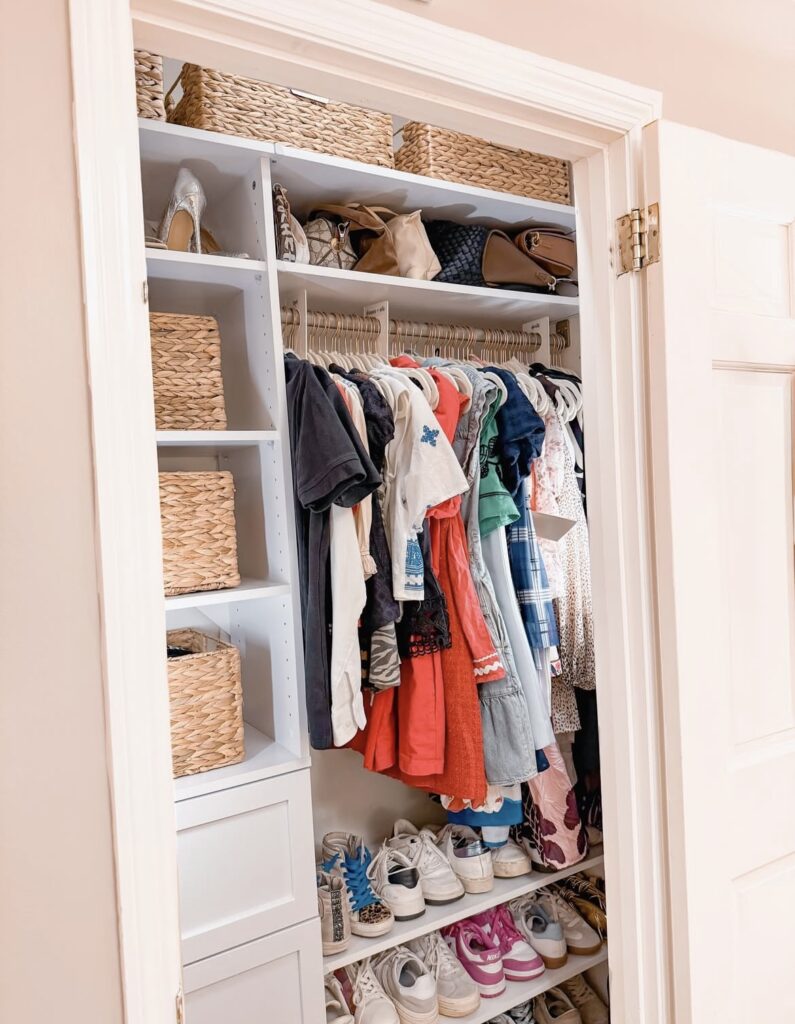 A small closet.