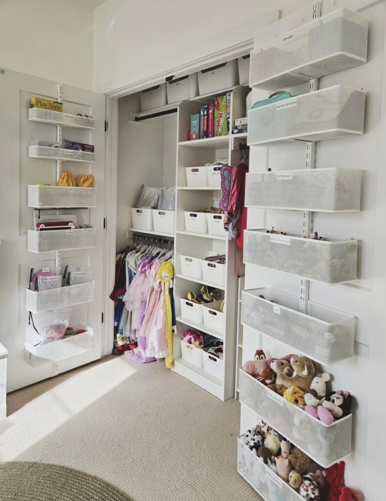 A small closet.