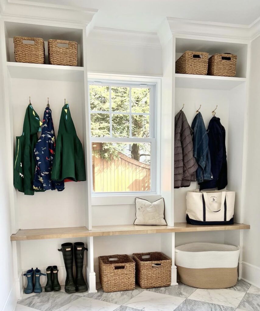 A small mudroom.