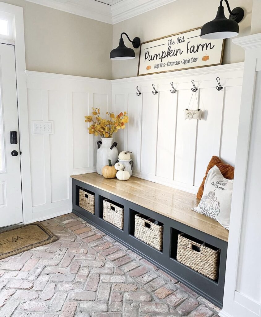 A small mudroom.