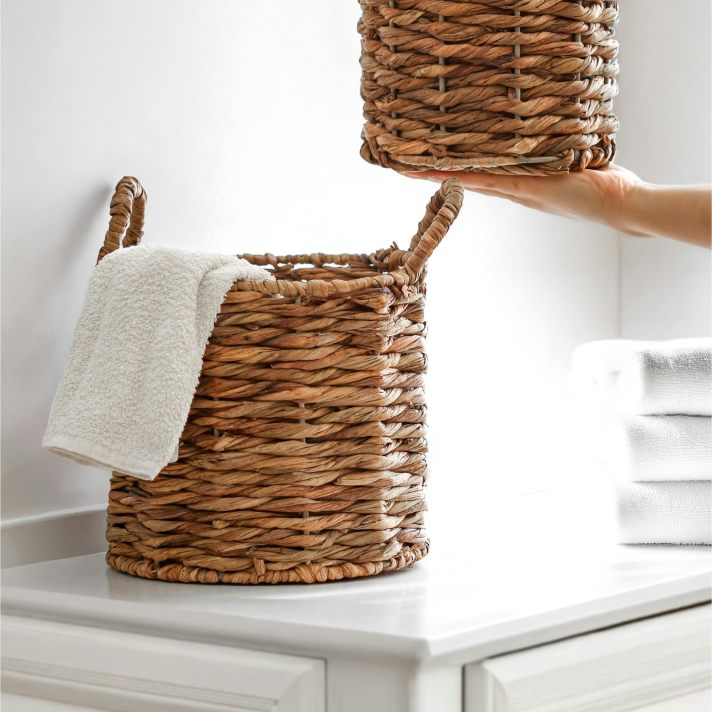 Woven baskets.