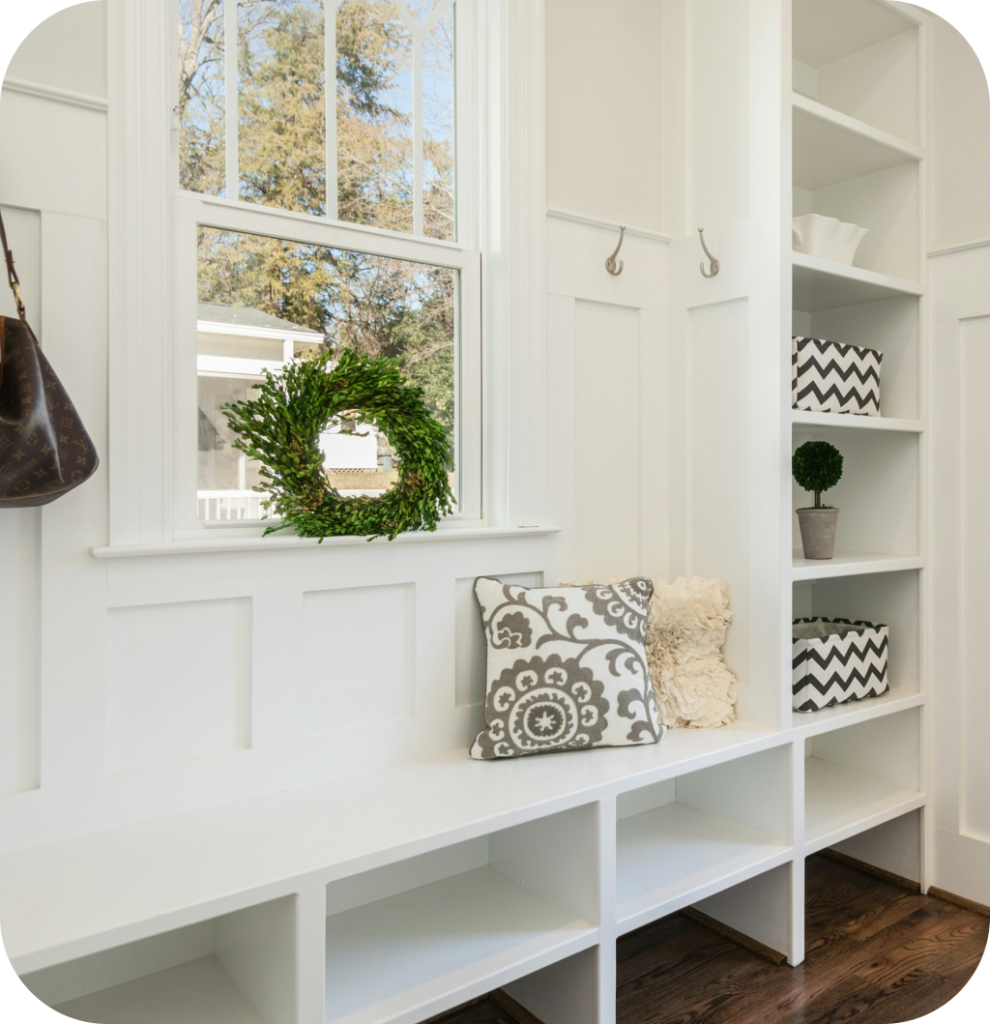 A small mudroom.
